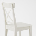 INGATORP / INGOLF Table and 6 chairs, white/white, 155/215 cm