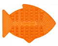 LickiMat Classic for Cats Casper Fish, soft, orange