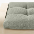 POÄNG Armchair and footstool, birch veneer/Gunnared light green