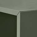 EKET Wall-mounted shelving unit, grey-green, 35x25x35 cm