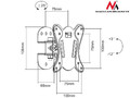 Maclean 13-27" LCD Wall Mount Max 20kg VESA 100x100