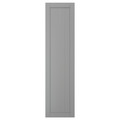 GULLABERG Door with hinges, grey, 50x195 cm