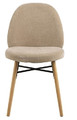 Dining Chair Sophia, beige/oak