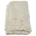 VÄDRA Cover for babycare mat, beige/blue, 48x74 cm