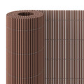 Eco Privacy Screen 100 x 300 cm, recycled, brown