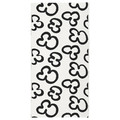 KLIPPBRÄCKA Pre-cut fabric, white/black, 150x300 cm