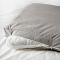 SAGESUND Upholstered bed frame, Diseröd brown,140x200 cm
