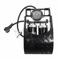AW 2-Cylinder Foot Pump Pressure Gauge 7 bar