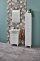 Cabinet with Wash-Basin Sat 50 cm, white