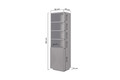 Shelving Unit Asha, artisan / rivier stone matt