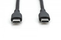 DIGITUS USB-C silicone connection cable, 1m, black