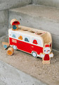 LILLIPUTIENS Wooden Bus Sorter with 4 Paulette Chickens 12m+