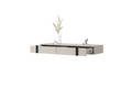 Wall-mounted Console Table Dresser Verica, cashmere/black handles