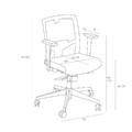 Swivel Desk Chair Ergo, grey