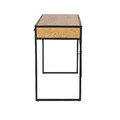 Desk Oxford with Drawer, oak/black