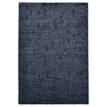 STOENSE Rug, low pile, dark blue, 170x240 cm