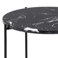 Coffee Table Avila, high, black marble