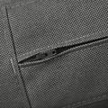 FRÖSÖN Cover for seat cushion, dark grey outdoor, 124x62 cm