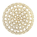 Wall Decoration Mandala 70cm, gold