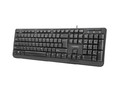 Natec Wired Keyboard Trout Slim USB, black