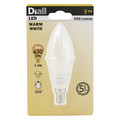 Diall LED Bulb B35 E14 7.4W 650lm DIM, frosted, warm white