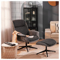 ÄLEBY Armchair with footstool