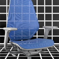 STYRSPEL Gaming chair, blue/light grey