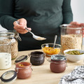 KORKEN Jar with lid, mixed colours, 13.0 cl