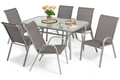 Outdoor Dining Table PORTO 150, silver