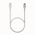 GREEN CELL Cable USB-C-USB-C PowerStream 100W, braid, 1.2m, white