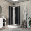 Hydromassage Cabin Enclosure Onega 85 cm, low tray