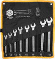 Vorel Combination Spanner Set 7pcs 8-19mm CrV Satin