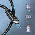 AXAGON USB Cable BUCM2-CM20AB 240W USB-C USB-C, 2.0m