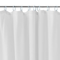 Shower Curtain GoodHome Glomma 180 x 200 cm, white