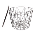 Tray Table Basket Avignon, dark beige