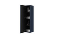 Bathroom Wall-mounted High Cabinet MDF Nicole 140cm, dark blue