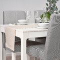 SVARTSENAP Table-runner, natural, 35x130 cm