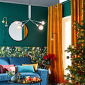 GoodHome Curtain  Valgreta 140 x 260 cm, copper