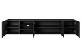 Wall-mounted TV Cabinet Asha 200 cm, matt black