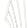 Chair with Armrests Sirena, white