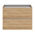 Goodhome Wall-mounted Basin Cabinet Imandra Slim 80cm, oak