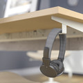 MITTZON Desk, birch veneer/white, 120x80 cm