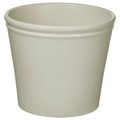 KÖRSBÄRSBJÖRK Plant pot, light grey/beige, 19 cm