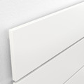 NORDLI Bed frame with storage and mattress, with headboard white/Åkrehamn medium firm, 140x200 cm