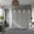 PAX / GULLABERG Wardrobe combination, dark grey/grey, 200x60x201 cm