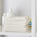 KRAMA Washcloth, white, 30x30 cm, 10 pack
