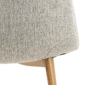Dining Chair Celia, light grey/natural