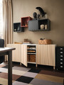 EKET Wall-mounted cabinet combination, dark grey, 35x35x35 cm