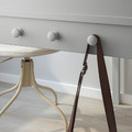 SMYGA Desk, light grey, 122x60 cm