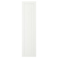GULLABERG Door with hinges, white, 50x195 cm